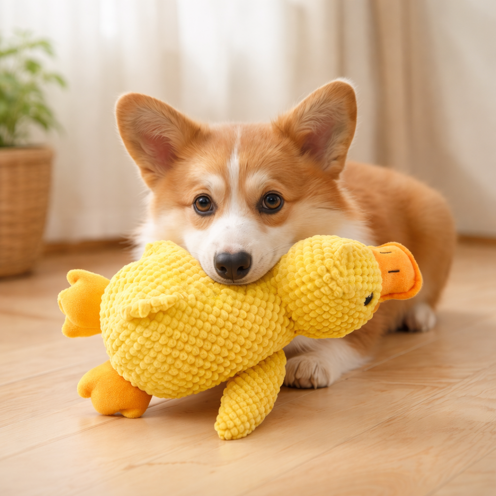 Calm & Cuddle Companion - Yellow Comfort Duck
