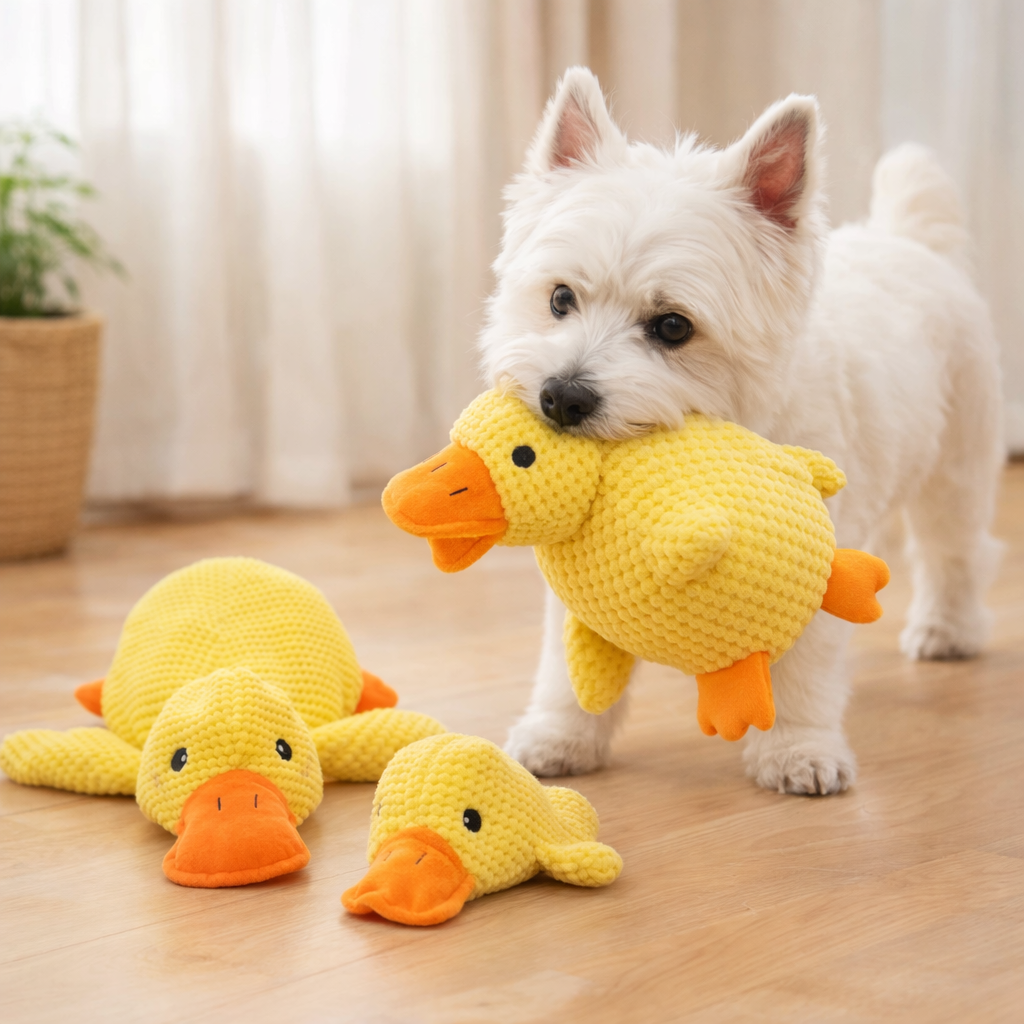 Calm & Cuddle Companion - Yellow Comfort Duck