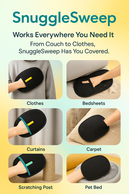 SnuggleSweep Pet Grooming Glove