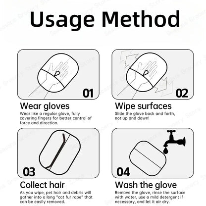 SnuggleSweep Pet Grooming Glove